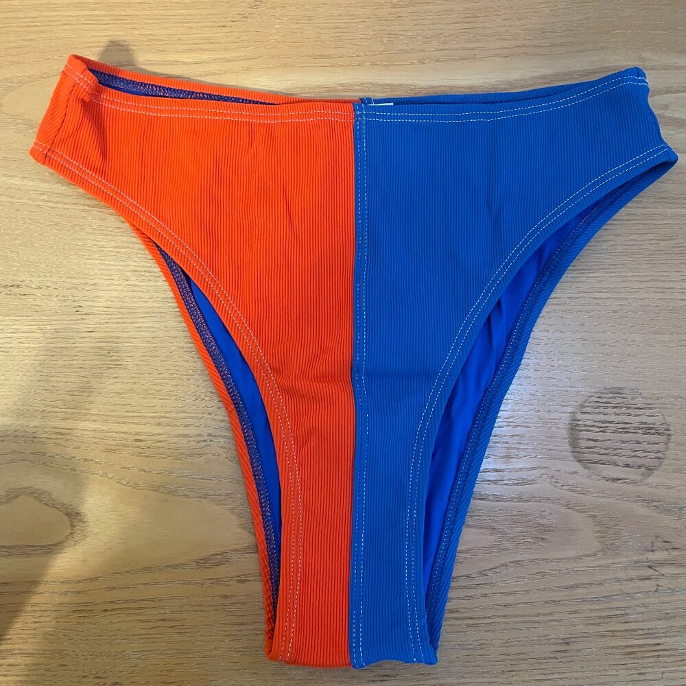ACK Swimwear Two Tone Bikini Bottom Size Small